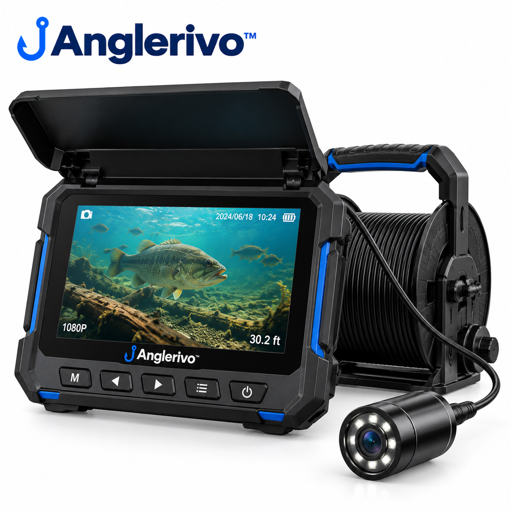 Anglerivo™ Underwater Fishing Camera — White background product image