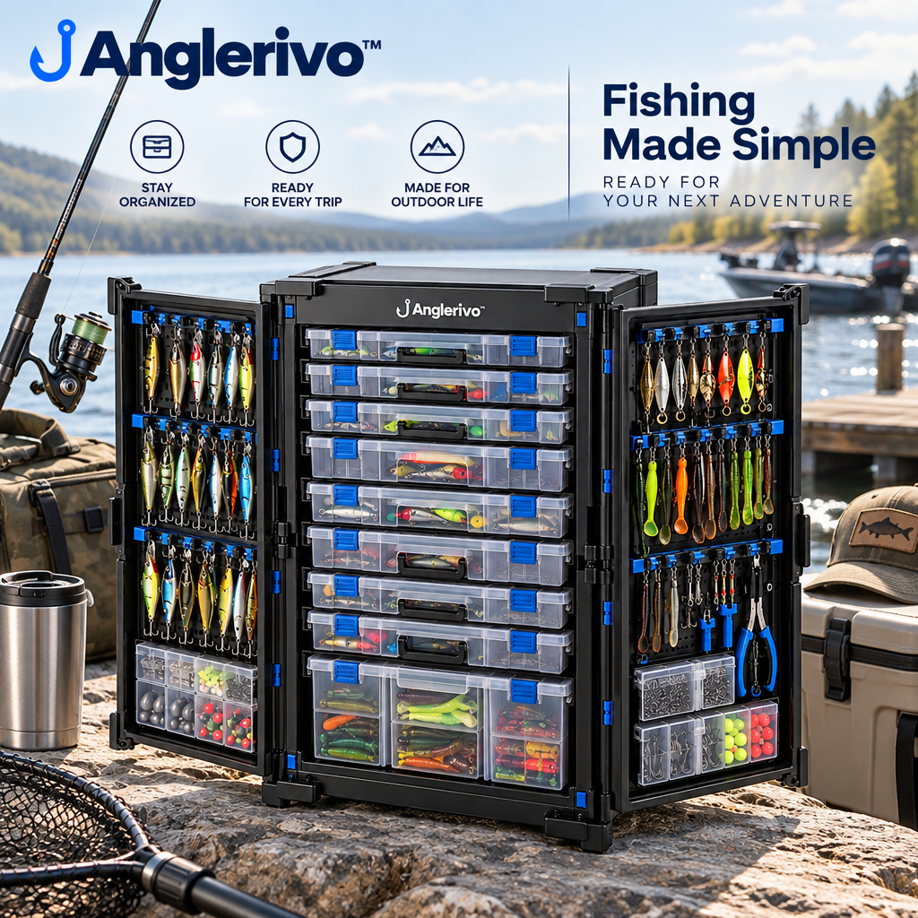 Anglerivo™ Modular Fishing Lure Storage Cabinet — Product image 2
