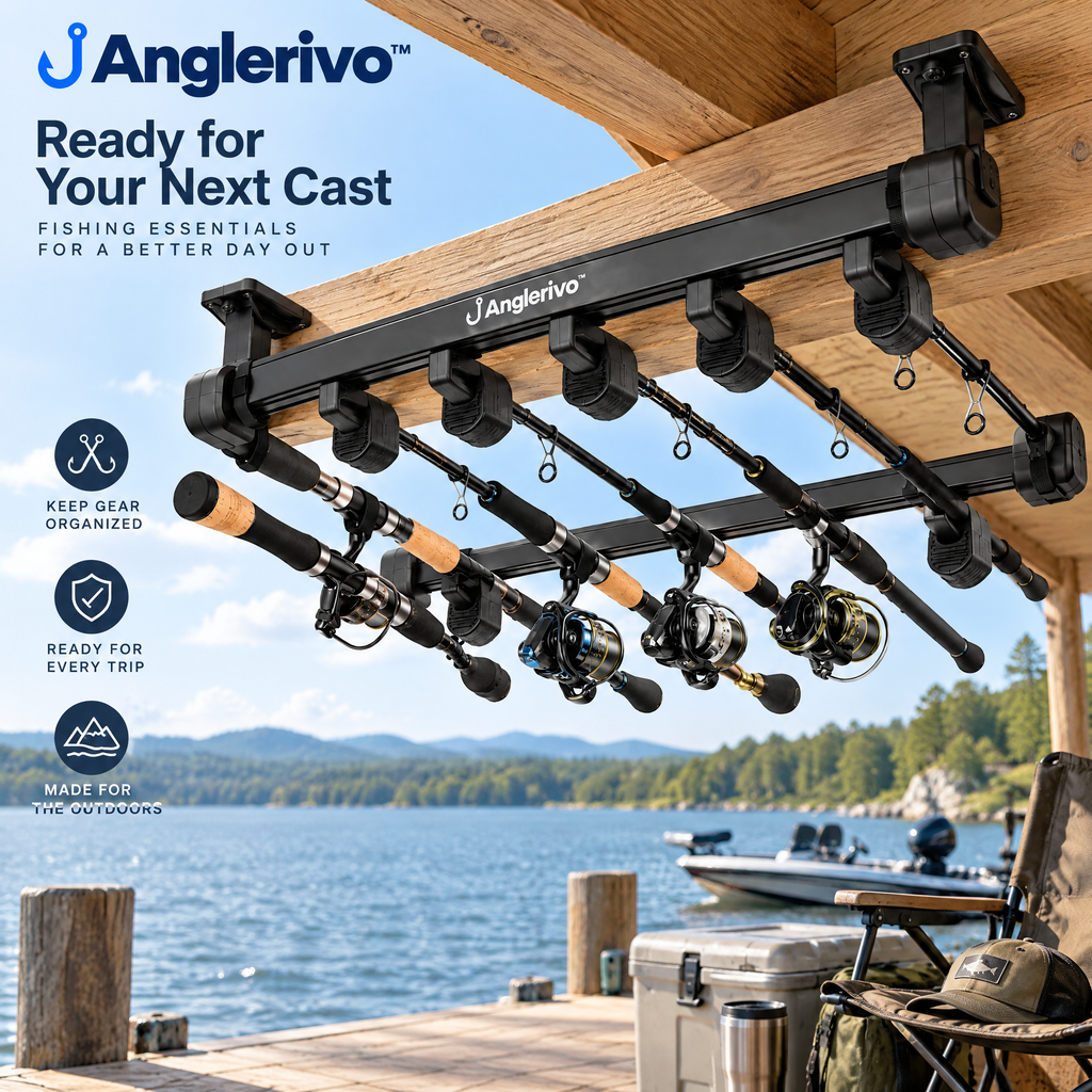 Anglerivo™ Vehicle Fishing Rod Transport Rack — Product image 2