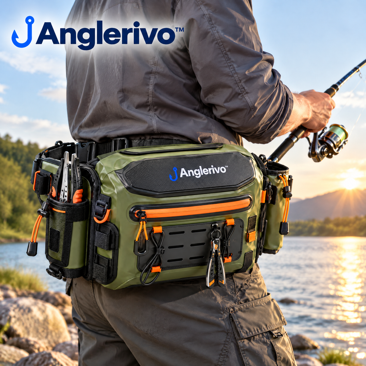 Anglerivo™ Waterproof Fishing Waist Pack — Product image 3