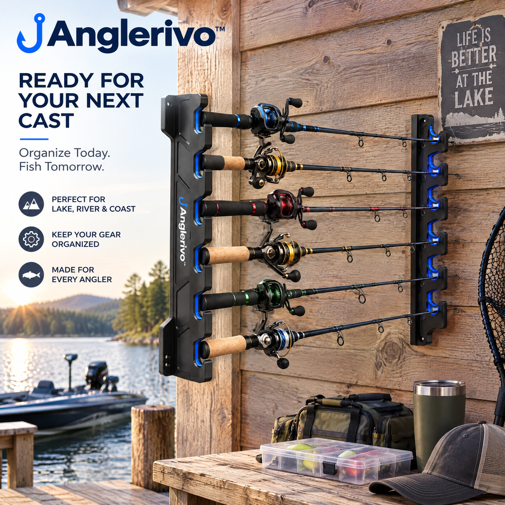 Anglerivo™ Multi-Rod Wall Storage Rack — Product image 4