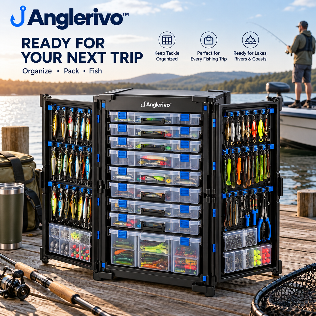 Anglerivo™ Modular Fishing Lure Storage Cabinet — Product image 4