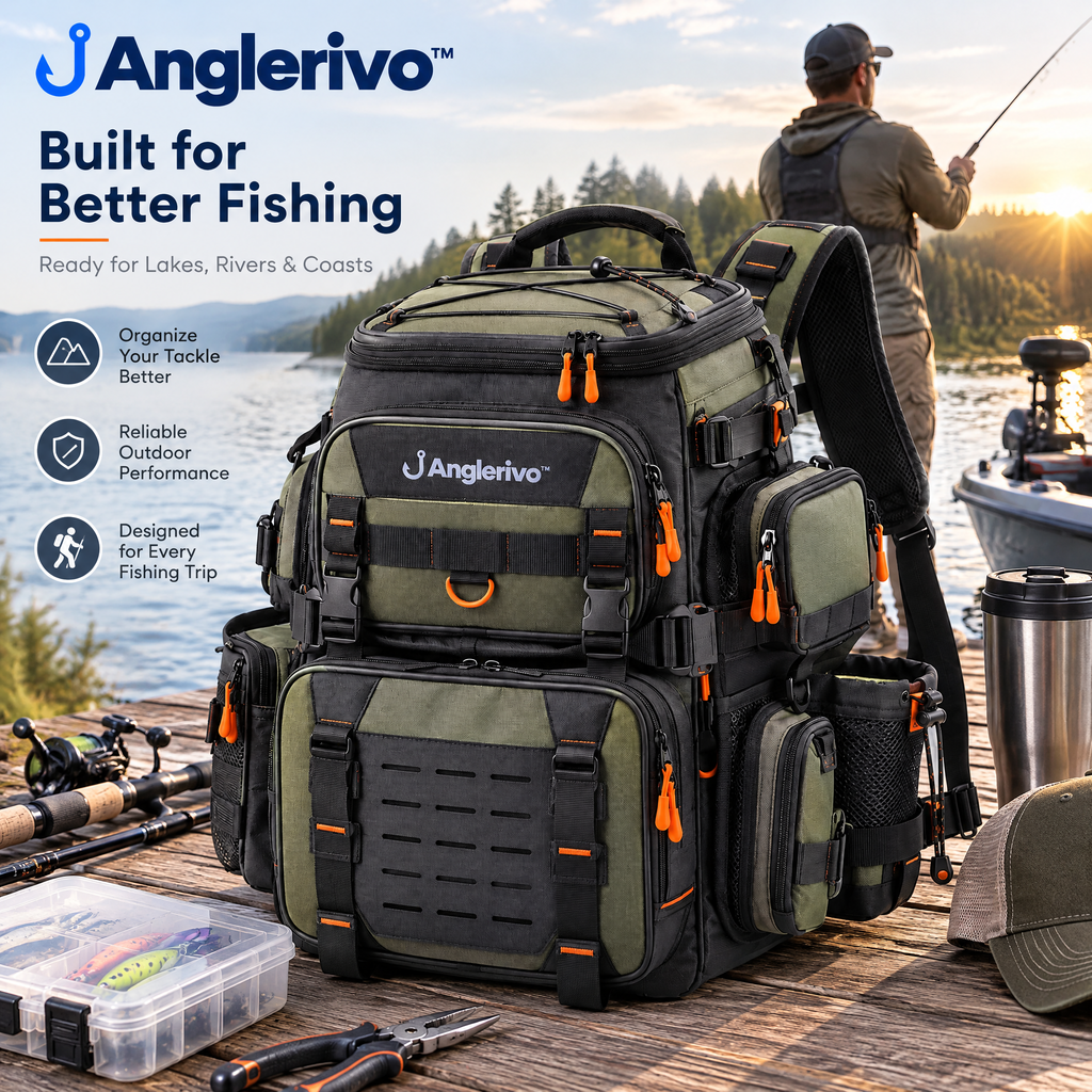 Anglerivo™ Large-Capacity Fishing Backpack — Product image 4